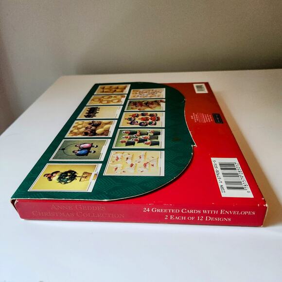 Anne Geddes Vintage 1997 Christmas Collection 24 Greeting Cards with Envelopes - Picture 8 of 14